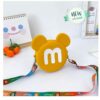 Mini Silicone Coin Purse with Long Straps Yellow M JCCP 29