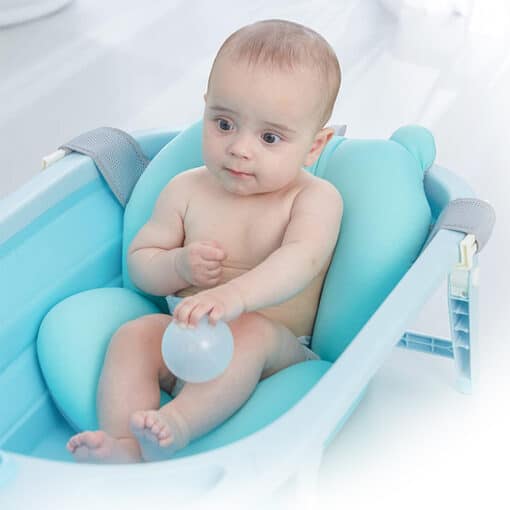 Mom Squad Baby Bath Support MQ 6603 Blue Reference image