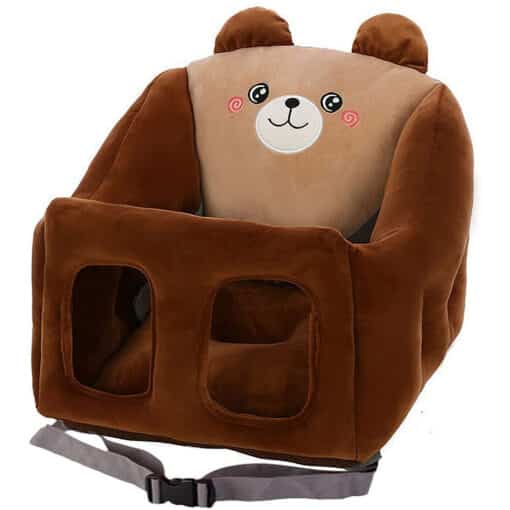 Multi Function Baby Feeding Booster and Back Support Seat BROWN.