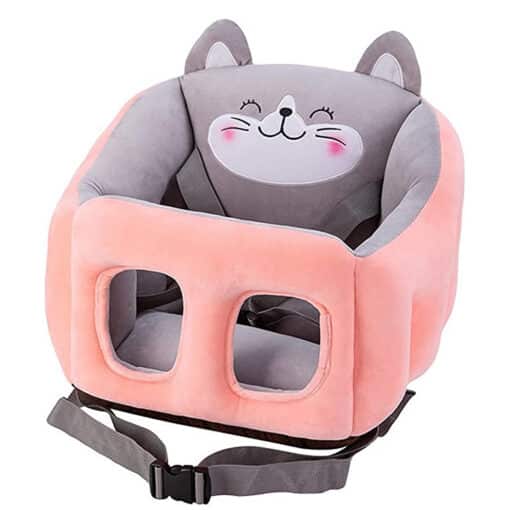 Multi Function Baby Feeding Booster and Back Support Seat GREY PINK.
