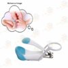 Nail Cutter With Magnifying Glass BLUE 1