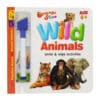 Orange Slice Write and Wipe Activity Board Book Wild Animals.