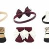 Pack of 3 Booties with Matching Headbands 17