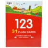 Pack of 31 Flash Cards Numerical 123.