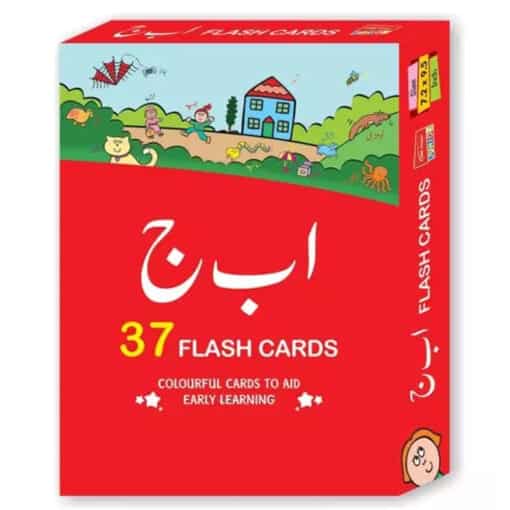 Pack of 37 Flash Cards Urdu Alif Bay Jeem.