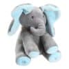 Peekaboo Baby Flapping Musical Elephant GREY BLUE