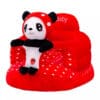Roner Baby Sofa with front Support PANDA RED.