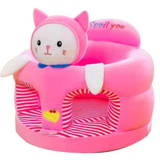Roner Baby Sofa with front Support PINK CAT.