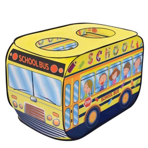 School Bus Play Tent House with Balls YELLOW