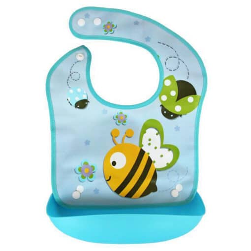 Silicone Water Proof Bib with Food Catcher Tray Blue Nemo