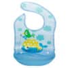 Silicone Water Proof Bib with Food Catcher Tray Blue Whale