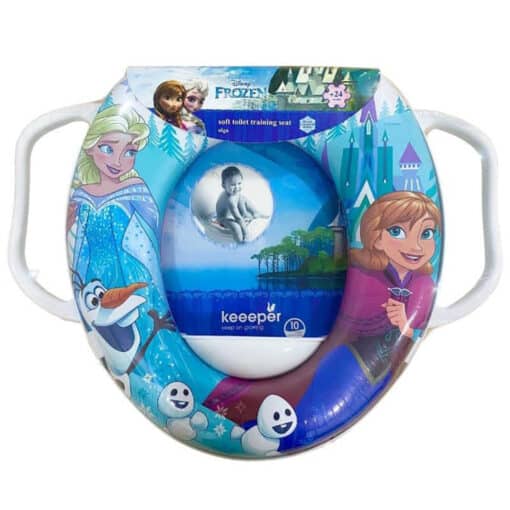 Soft Baby Disney Cushion Potty Seat Commode Cover Frozen Blue SnowMan r