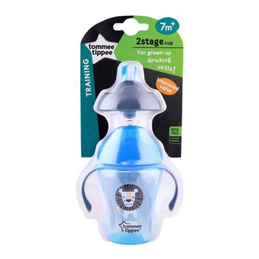 Tommee Tippee 2 Stage Cup Blue 447145 1
