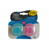 Tommee Tippee Pack of 2 Air Soother 0 6M With Case 433376 1