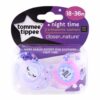 Tommee Tippee Pack of 2 Night Time Soother 18 36M 433400 1