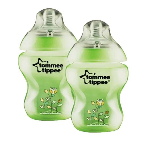 Tommee Tippee Tinted Bottle 260Ml 9Oz Lime Green Pack of 2 422582 1