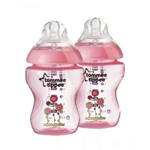 Tommee Tippee Tinted Bottle 260Ml 9Oz Pink Pack of 2 422581 2