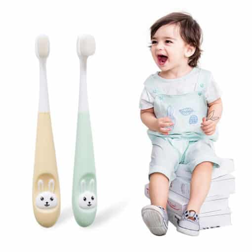 Ultra Fine Soft Deep Cleaning Children Toothbrush Million Nano Bristles ref1