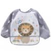 Water Proof Gown Style Bib Grey Lion
