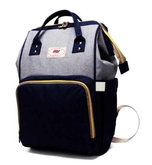 Water Proof Travel Diaper Bag Pack BLUE GREY