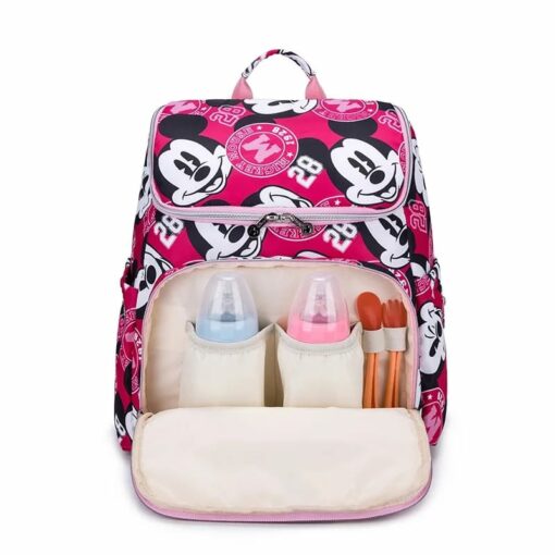 Water Proof Travel Diaper Bag Pack PINK MICKEY Ref