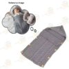 Winter Hooded Carry Nest GREY 2