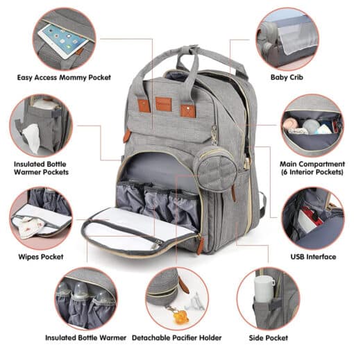 water proof Travel diaper bag Reference image