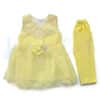 Komfy NBG032 Baby Fancy Frock YELLOW 6 18 Months