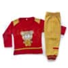 Komfy NBN105 Unisex 2pcs Pajama Set Bear Red Yellow 1 2 Years