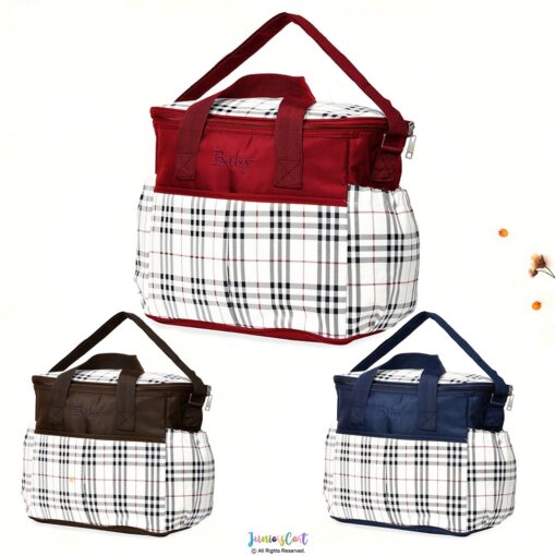 Mother Baby Bag with Diaper Changing Mat Brown Main