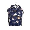 Water Proof Travel Diaper Bag Blue Cats
